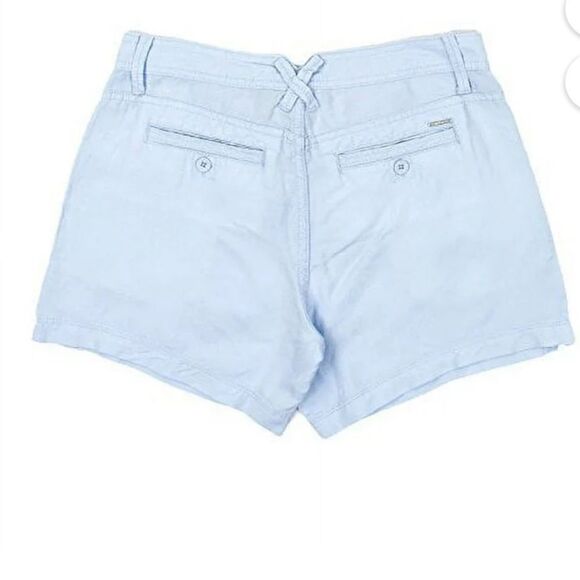 Calvin Klein new with tags linen blend light blue shorts size 4 - Picture 2 of 10